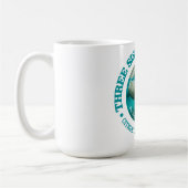 Drei Schwesternfedern (rd) Kaffeetasse (Links)