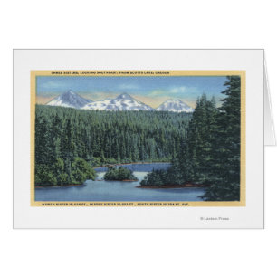 Drei Schwesterngebirge in der Nähe von Bend oder v