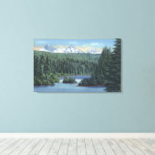 Drei Schwesterngebirge in der Nähe von Bend oder v Leinwanddruck (Insitu (Holzboden))