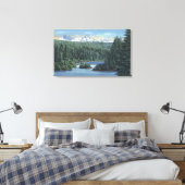 Drei Schwesterngebirge in der Nähe von Bend oder v Leinwanddruck (Insitu (Schlafzimmer))