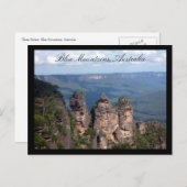 Drei Schwesterngebirge Postkarte (Vorne/Hinten)