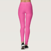 Drei seitliche Streifen rosa Leggings mit benutzer (Rückseite)