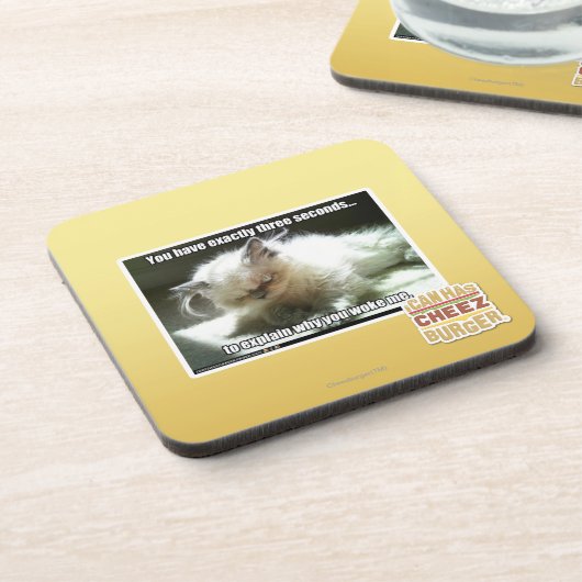 Drei Sekunden Getränkeuntersetzer (Linke Seite)