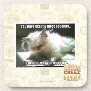 Drei Sekunden Getränkeuntersetzer