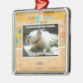 Drei Sekunden Ornament Aus Metall (Links)