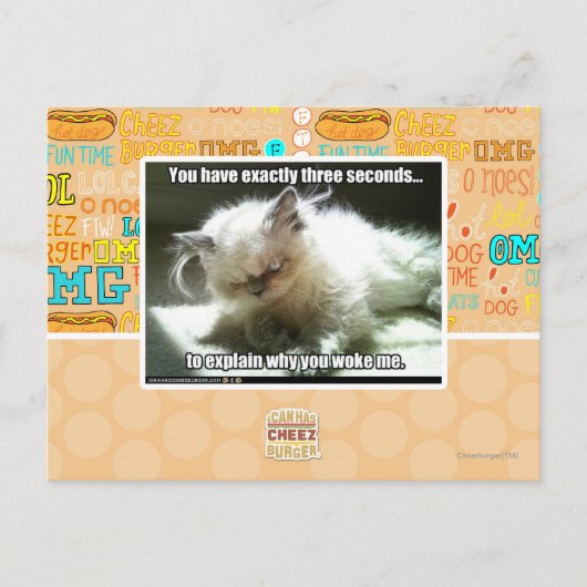 Drei Sekunden Postkarte (Vorderseite)