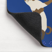 Drei siamesische Katzen am Spiel Mousepad (Ecke)