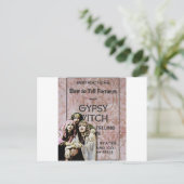 Drei Sinti und Roma, veränderte Kunst Postkarte (Stehend Vorderseite)