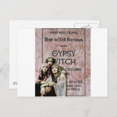 Drei Sinti und Roma, veränderte Kunst Postkarte (Vorne/Hinten)