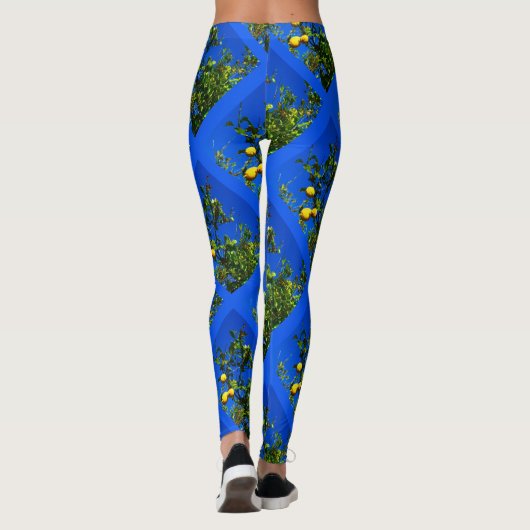 Drei sizilianische Zitronen-Leggings Leggings (Rückseite)