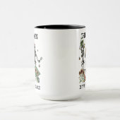 Drei Skelette Tanzgarten ist mein glücklicher Ort Tasse (Zentrum)