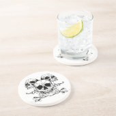 Drei-Skull-Achterbahn Untersetzer (Seite)