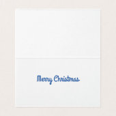 Drei Snowmen Weihnachtskarten (Innenseite Aufgefaltet)