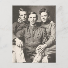 Drei Soldaten Postkarte
