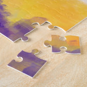 Drei Sonnenblumen - Abstrakte originelle Malerei Puzzle (Seite)