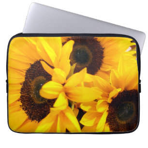 Drei Sonnenblumen Elektronik-Beutel Laptopschutzhülle