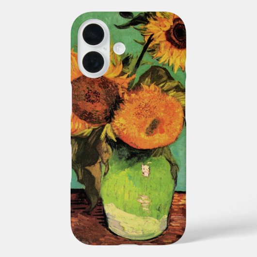 Drei Sonnenblumen in einer Vase von Vincent van Go Case-Mate iPhone Hülle (Rückseite)