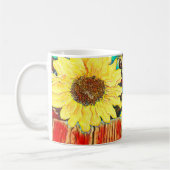 Drei Sonnenblumen Kaffeetasse (Links)