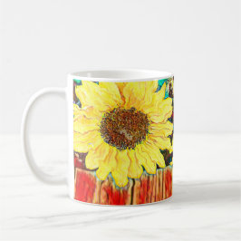 Drei Sonnenblumen Kaffeetasse