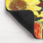 Drei Sonnenblumen Mousepad (Ecke)