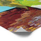 Drei Sonnenblumen, Van Gogh Poster (Ecke)