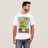Drei Sonnenblumen, Van Gogh T-Shirt (Vorne ganz)