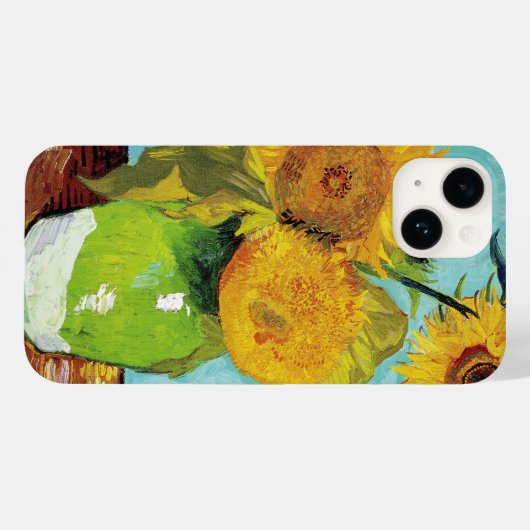 Drei Sonnenblumen | Vincent van Gogh Case-Mate iPhone Hülle (Rückseite (Horizontal))
