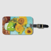 Drei Sonnenblumen | Vincent van Gogh Gepäckanhänger (Vorderseite (Horizontal))