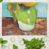 Drei Sonnenblumen | Vincent van Gogh Geschirrtuch (Gefaltet)