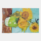 Drei Sonnenblumen | Vincent van Gogh Geschirrtuch (Horizontal)