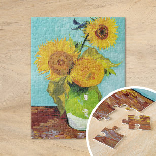 Drei Sonnenblumen   Vincent Van Gogh Puzzle