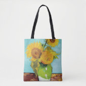 Drei Sonnenblumen | Vincent van Gogh Tasche (Vorderseite)
