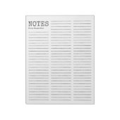 Drei-Spalten-Rough-Stift Notizblock (Rotiert)