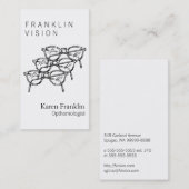 Drei spektakuläre Blickwinkel Visitenkarte (Vorne/Hinten)