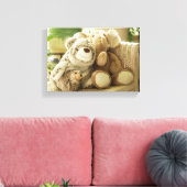 Drei Spielzeugfreunde Leinwanddruck (Insitu (Wohnzimmer))