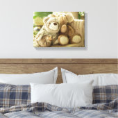 Drei Spielzeugfreunde Leinwanddruck (Insitu (Schlafzimmer))