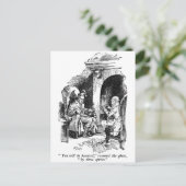 Drei Spirituosen (mit Text) Postkarte (Stehend Vorderseite)