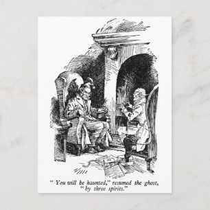 Drei Spirituosen (mit Text) Postkarte