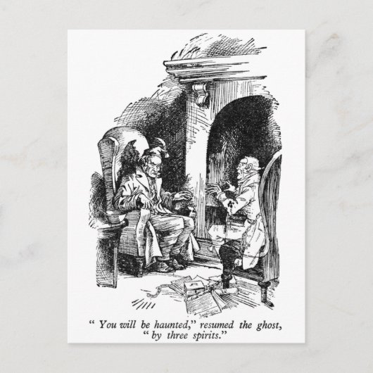 Drei Spirituosen (mit Text) Postkarte (Vorderseite)