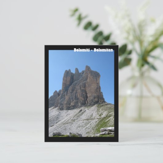 Drei Spitzen Postkarte (Stehend Vorderseite)