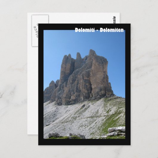 Drei Spitzen Postkarte (Vorne/Hinten)