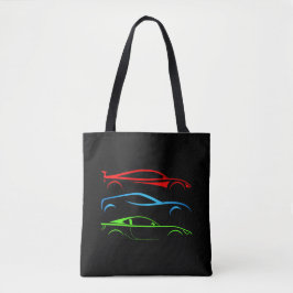 Drei Sportwagen Tasche