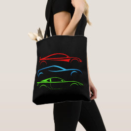 Drei Sportwagen Tasche