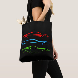 Drei Sportwagen Tasche