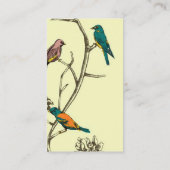 Drei sprechende Vögel - Visitenkarten Visitenkarte (Rückseite)