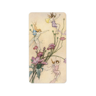 Drei Sprites Mad mit Joy Stickers Adressaufkleber