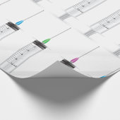 Drei Spritzen Geschenkpapier