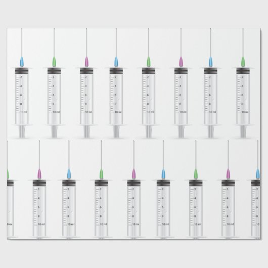 Drei Spritzen Geschenkpapier (Flach)
