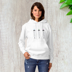 Drei Spritzen Hoodie