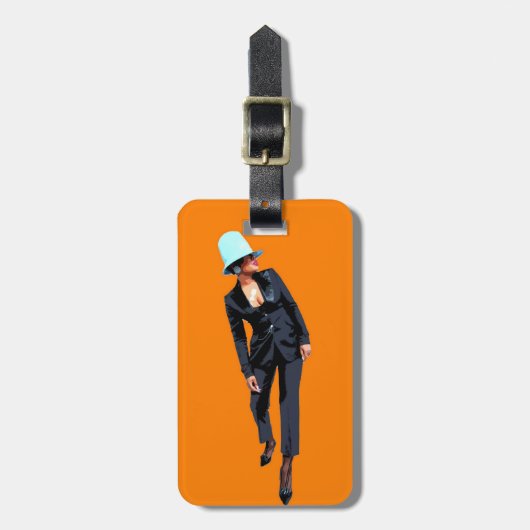 Drei Stapel Herz behalten Gepäckanhänger (Vorderseite vertikal)